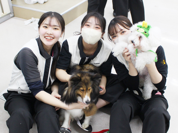 ２年生とモデル犬の写真撮影会♪～PART②～
